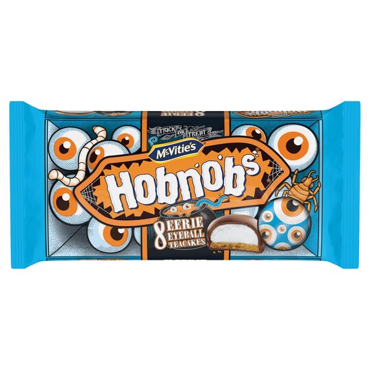 Mcvitie's Hobnob Eerie Eyeball Teacakes 8Pack Tesco Groceries