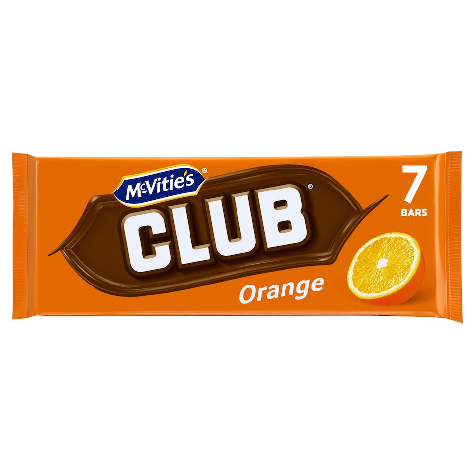 image 1 of Mcvitie's Club Orange Biscuit Bars 7X22G