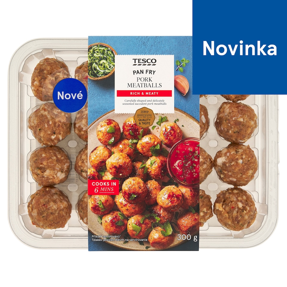 Tesco Pork Meatballs 300 g