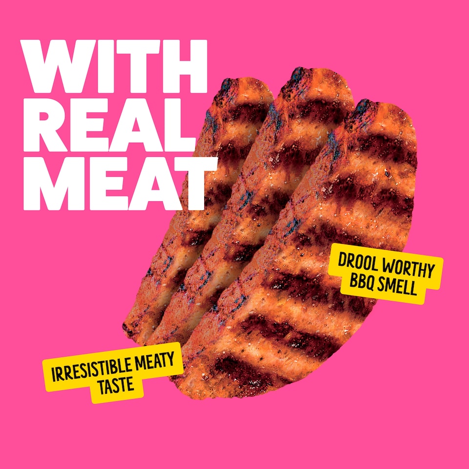 image 1 of Bonkers Dog Treats Dry BBQ Steak Cuts 85 G