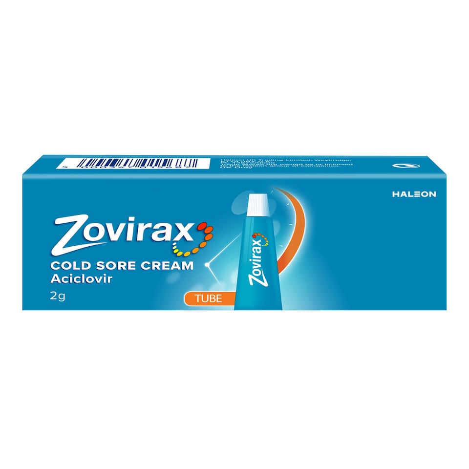 image 1 of Zovirax Cold Sore Treatment Cream Aciclovir Tube 2g