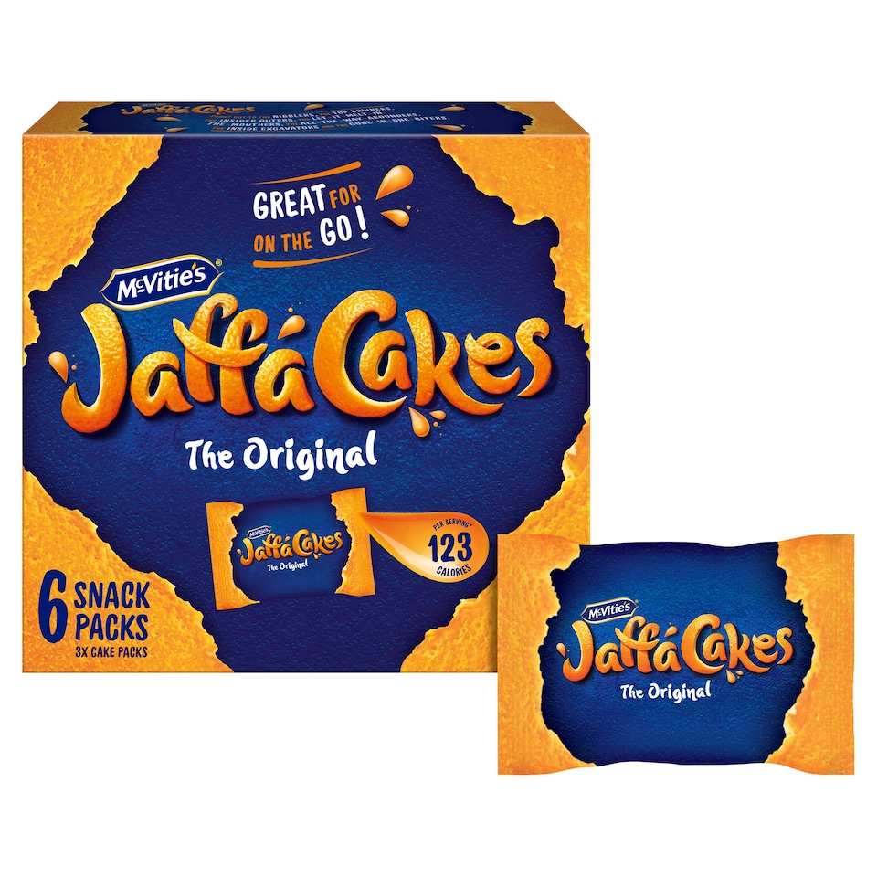 image 1 of McVitie's The Original Jaffa Cakes Snack Packs 6 x 3 Pack