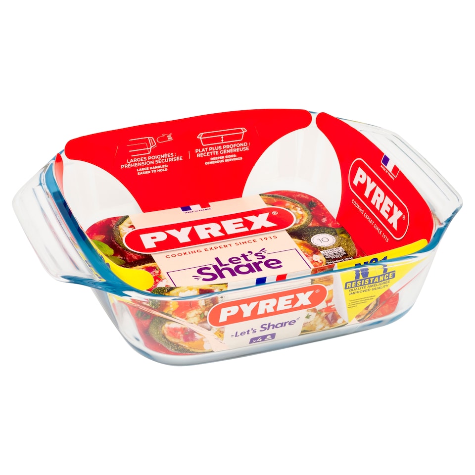 Pyrex Irresistable Square Roaster 23Cm