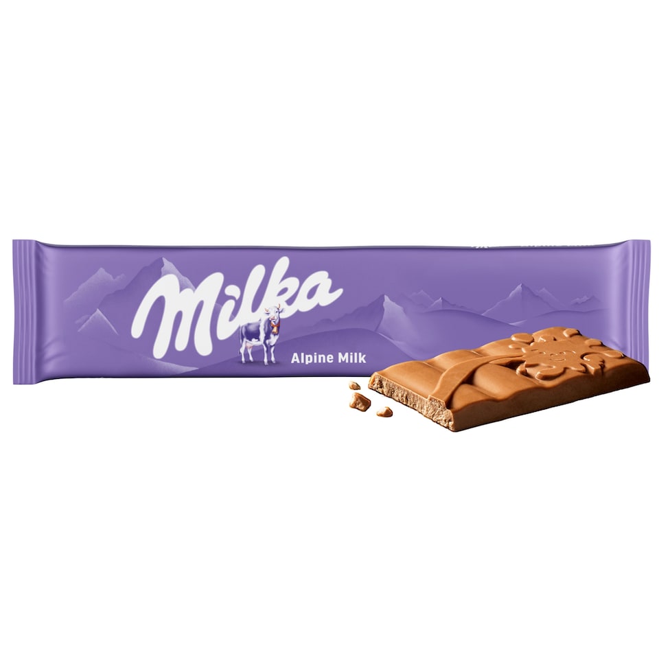 Milka tyčinka Alpine Milk čokoládová z alpského mléka 25g