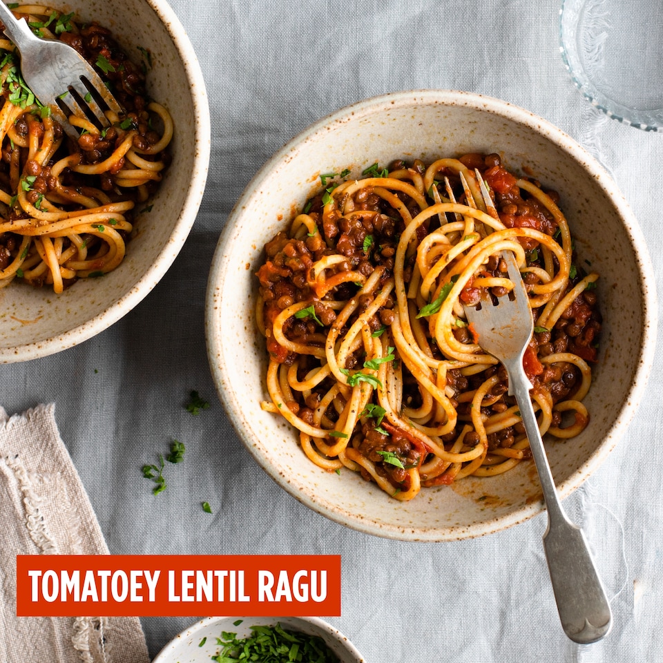 image 1 of Merchant Gourmet Tomatoey Puy & Green Lentils 250G