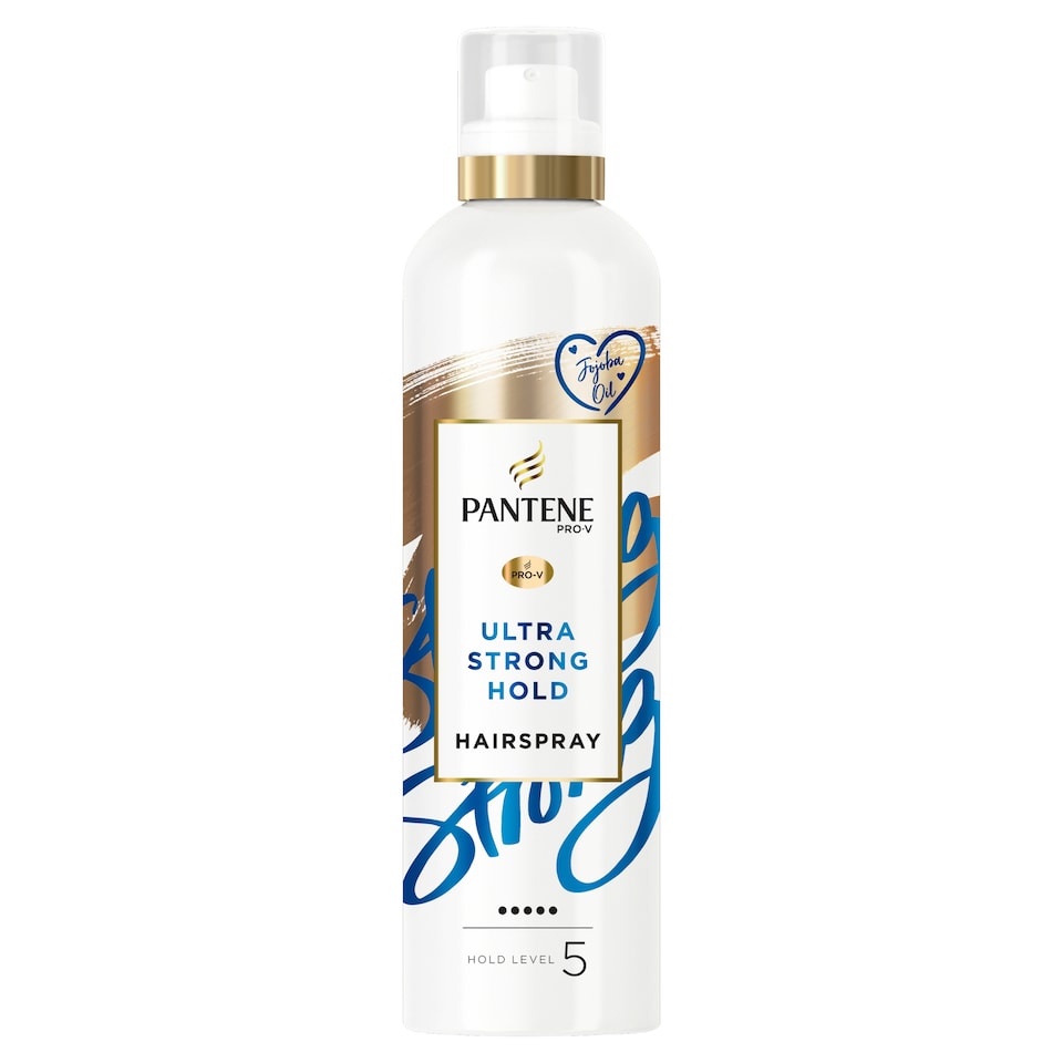 image 1 of Pantene Pro-V Ultra Strong Hold Hair Spray, With Jojoba Oil, 250ML
