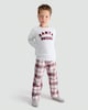 image 2 of F&F Santa Squad Matching Family Christmas Pyjamas in Grey Multi