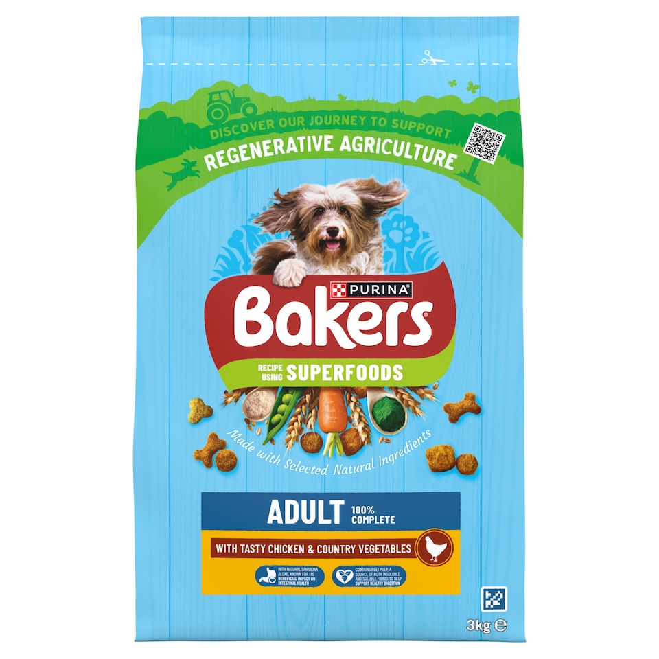 image 1 of Bakers Dog Food Chicken & Vegetable 3Kg