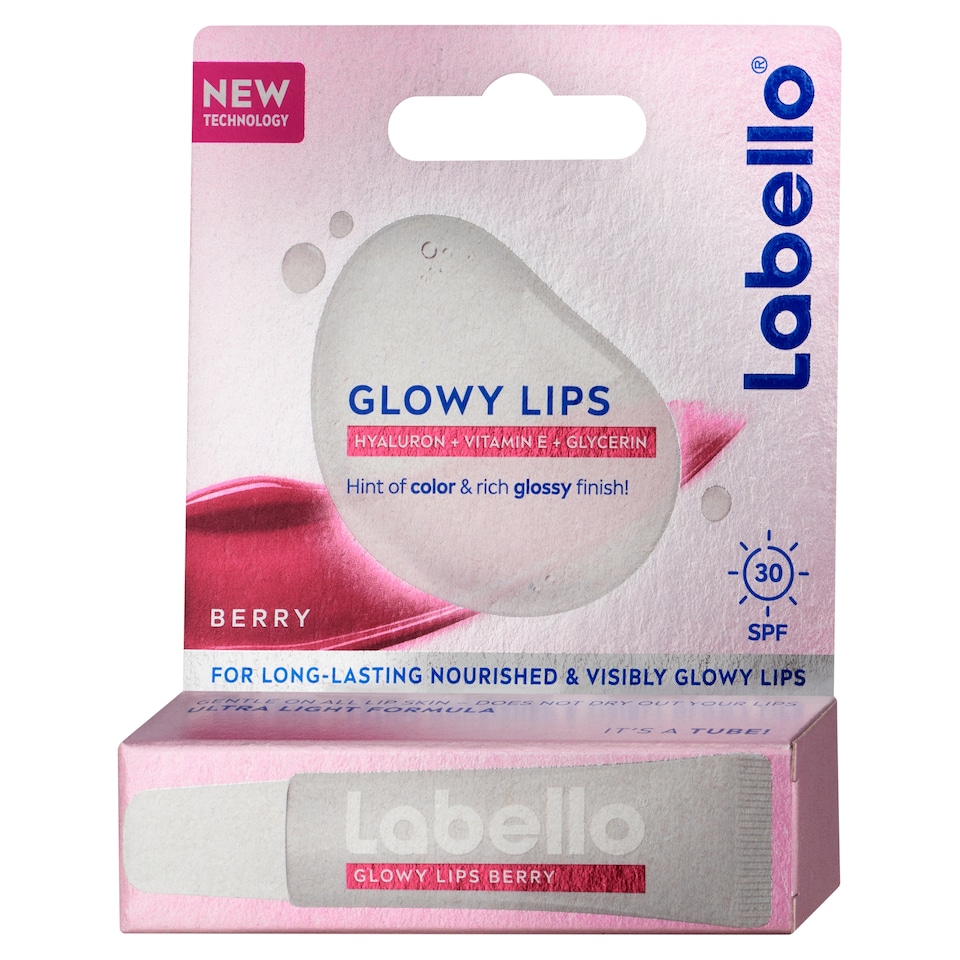 Obrázek 1 pro produkt Labello Glowy Lips Berry Tónovací balzám pro zářivé rty OF 30 10ml