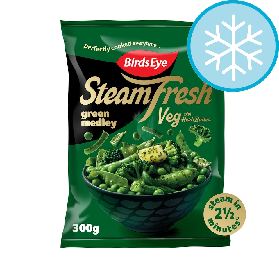 image 1 of Birds Eye Steamfresh 2 Green Medley Steam Bags 300g
