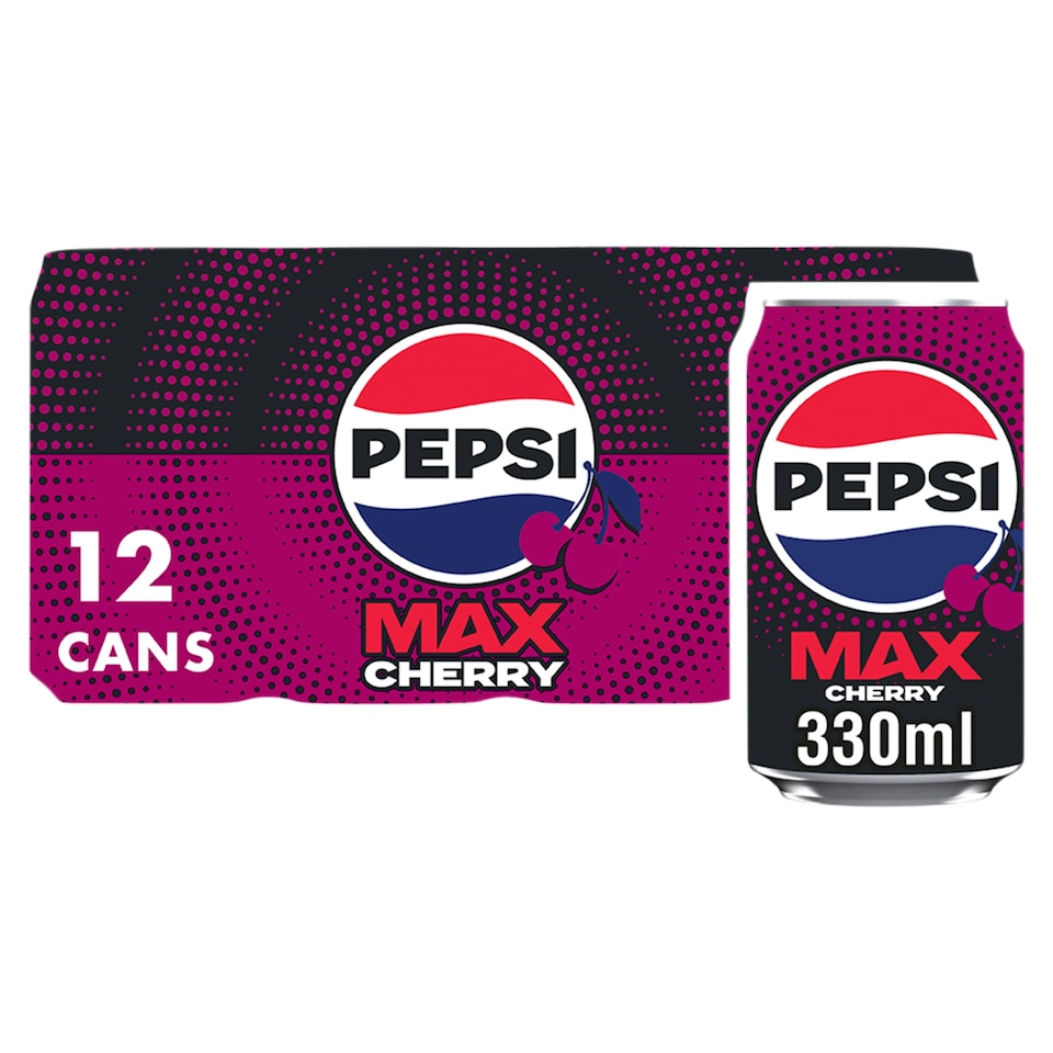 Pepsi Max Cherry Cola - 12 x 330ml