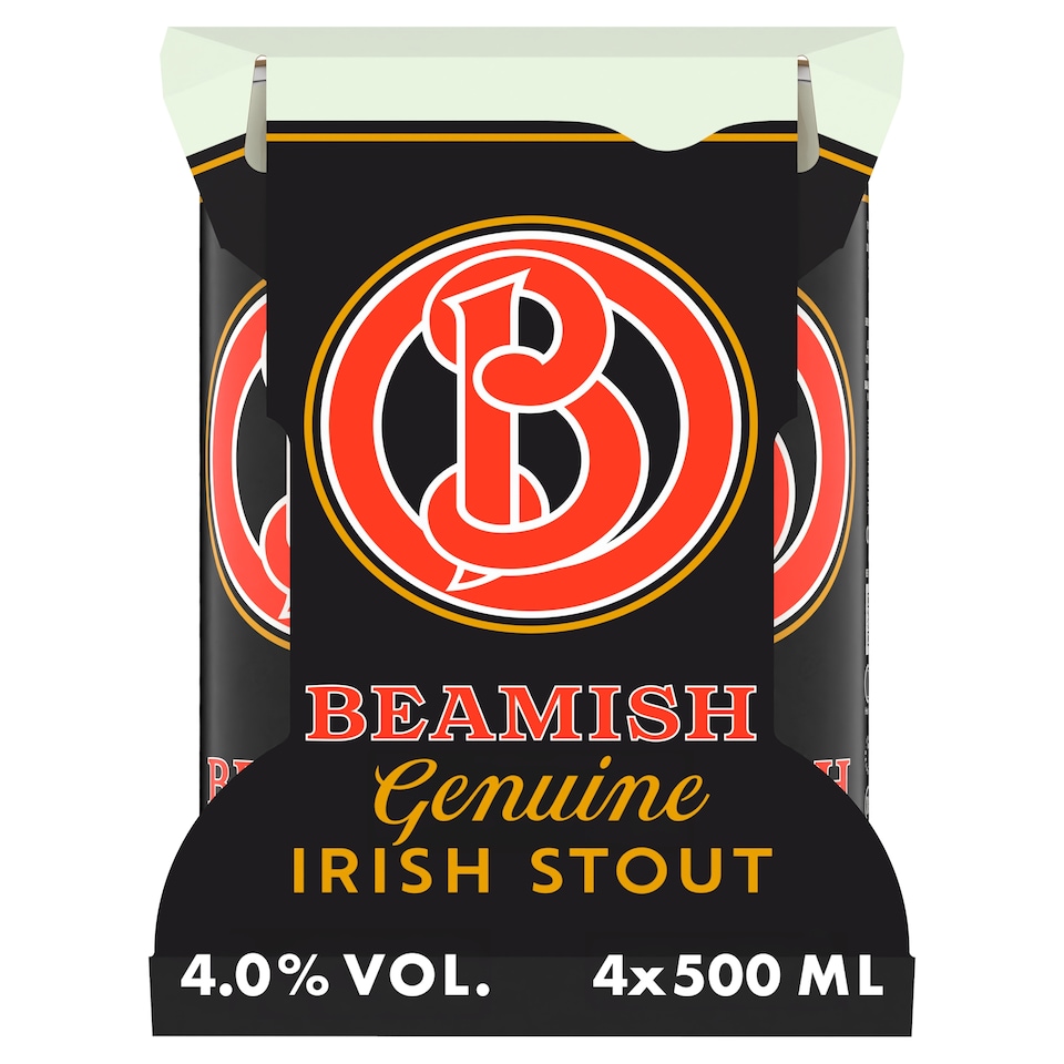 Beamish Genuine Irish Stout Bitter Roasted 4x500ml