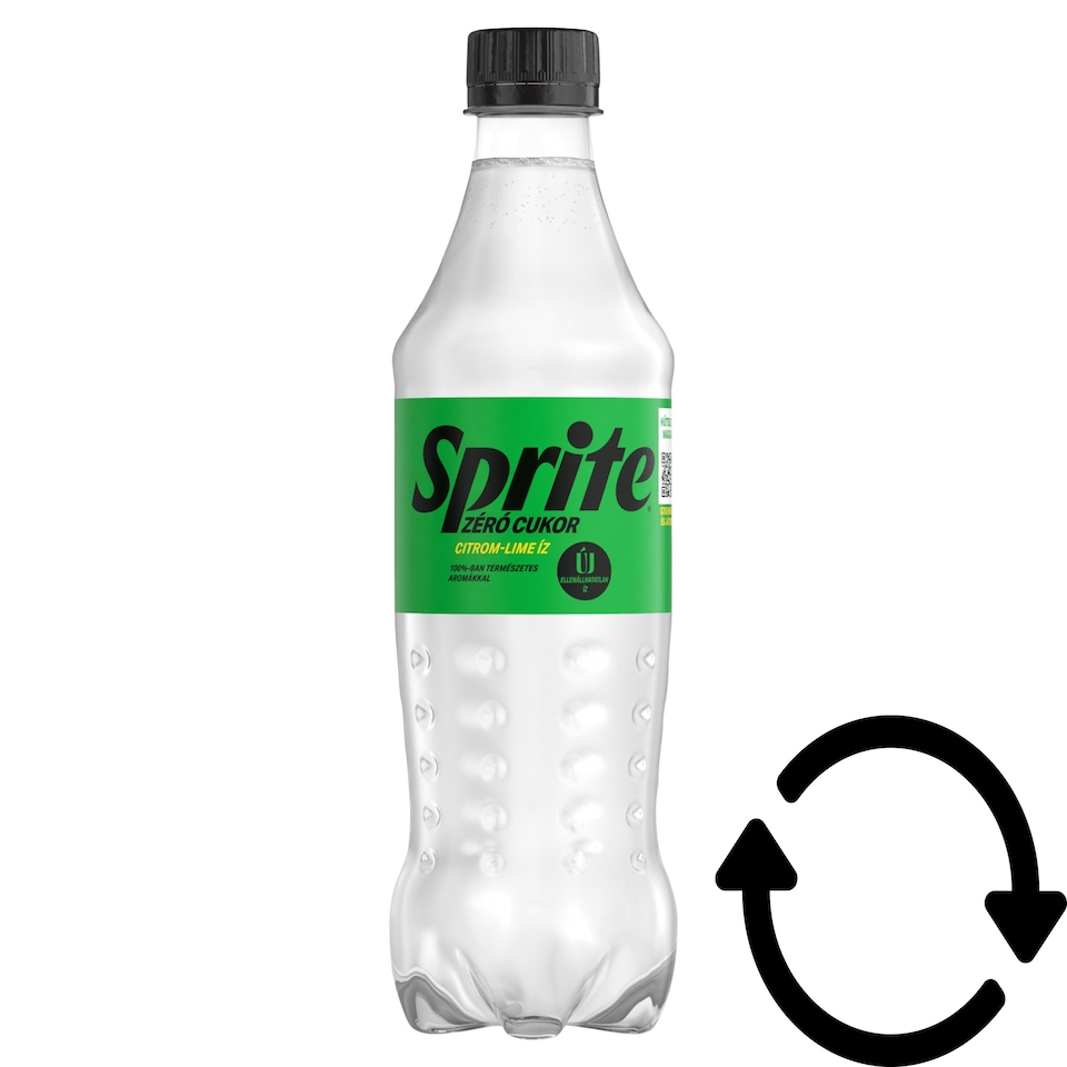 Sprite zéró cukor citrom- és limeízű energiamentes szénsavas üdítőital édesítőszerekkel 500 ml