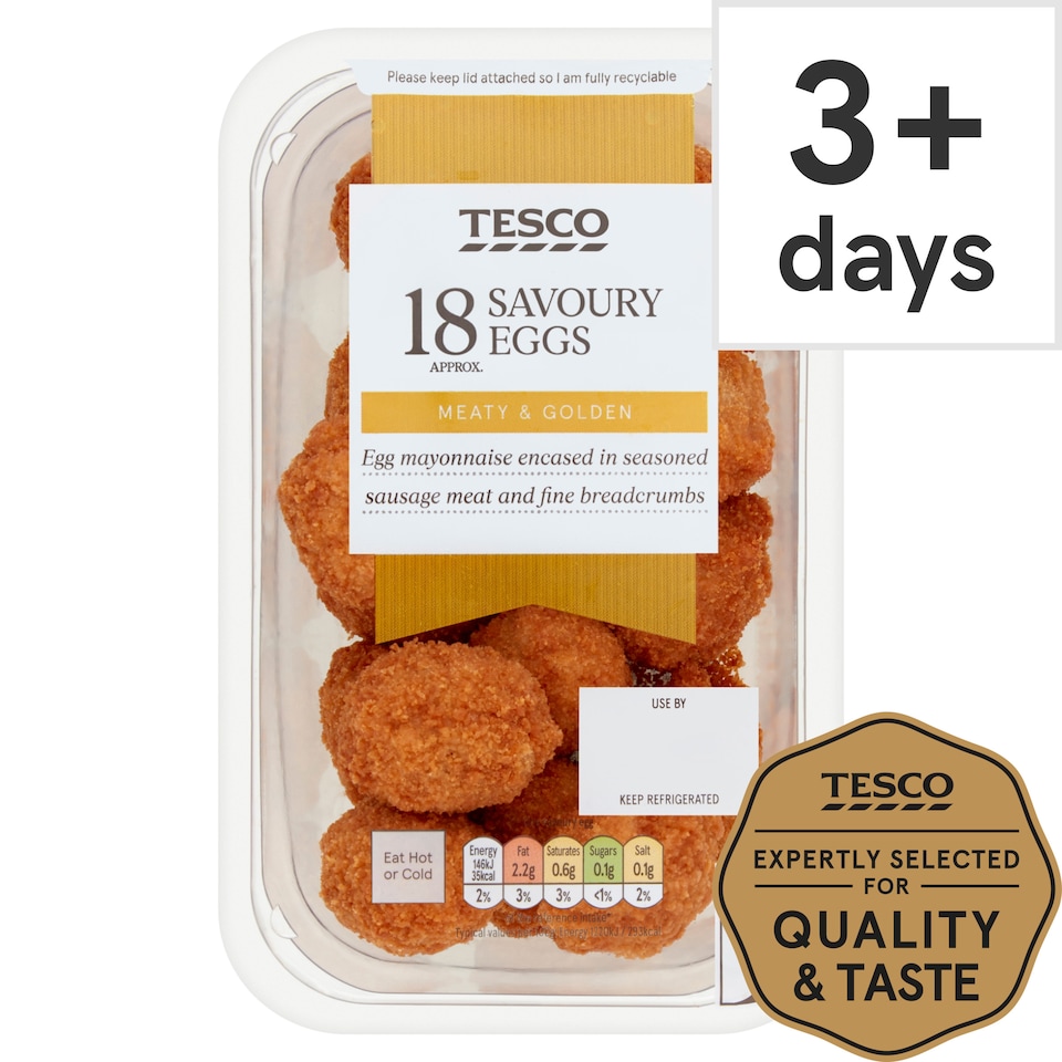 Tesco Savoury Eggs 18 Pack 216g
