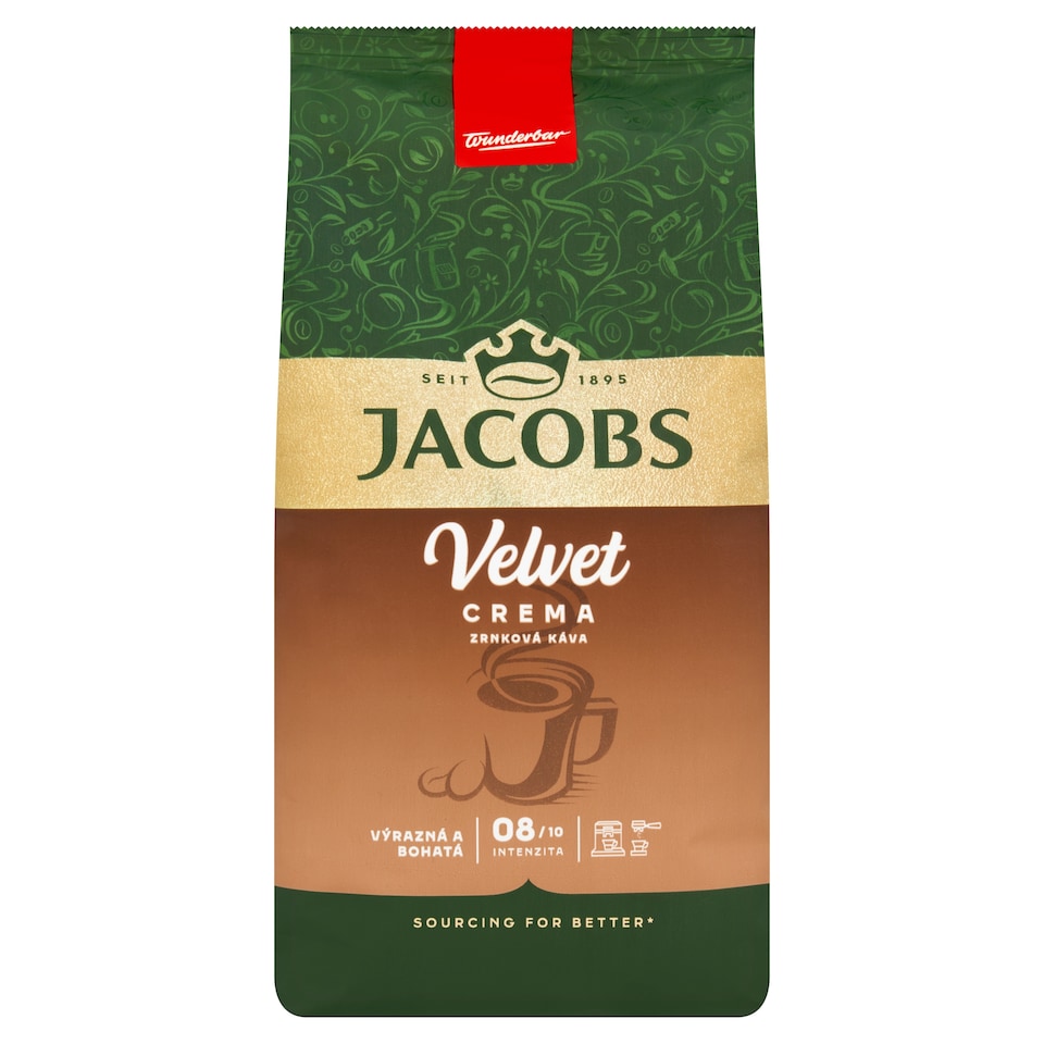 obrázok 1 z Jacobs Velvet Crema káva zrnková 500 g