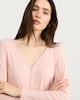 image 4 of F&F Ribbed Flannel Henley Top and Check Pyjama Set in Multi Pink