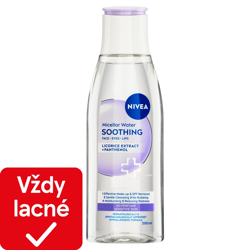 image 1 of Nivea Soothing Micellar Water for Sensitive Skin 200 ml