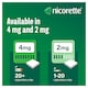 image 4 of Nicorette Stop Smoking Aid 2mg Nicotine Gum - Freshmint 105s