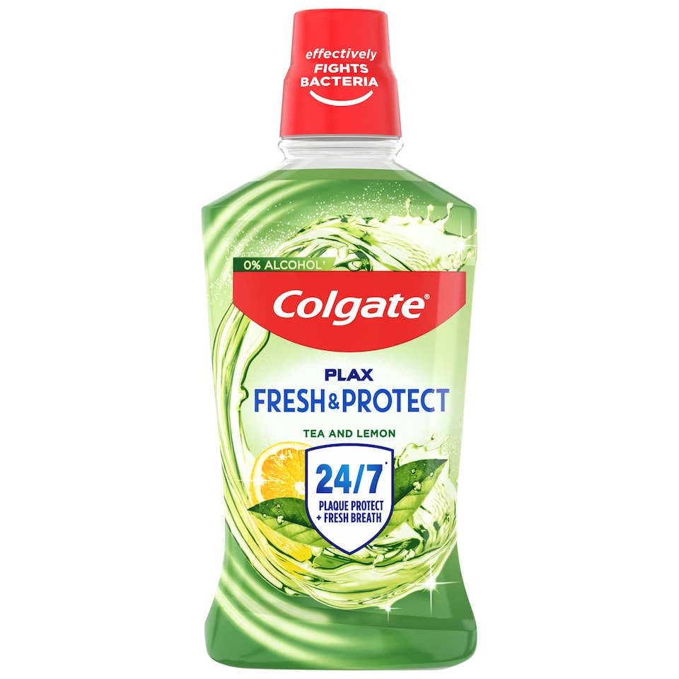Obrázek 1 pro produkt Colgate Plax Tea&Lemon ústní voda bez alkoholu 500 ml