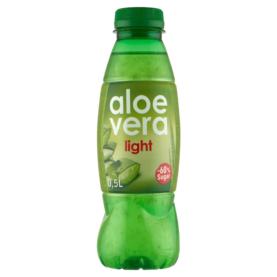 Aloe Vera Light energiaszegény, szénsavmentes üdítőital Aloe Vera darabokkal 0,5 l