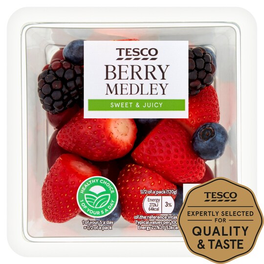 Tesco Berry Medley 240G Tesco Groceries