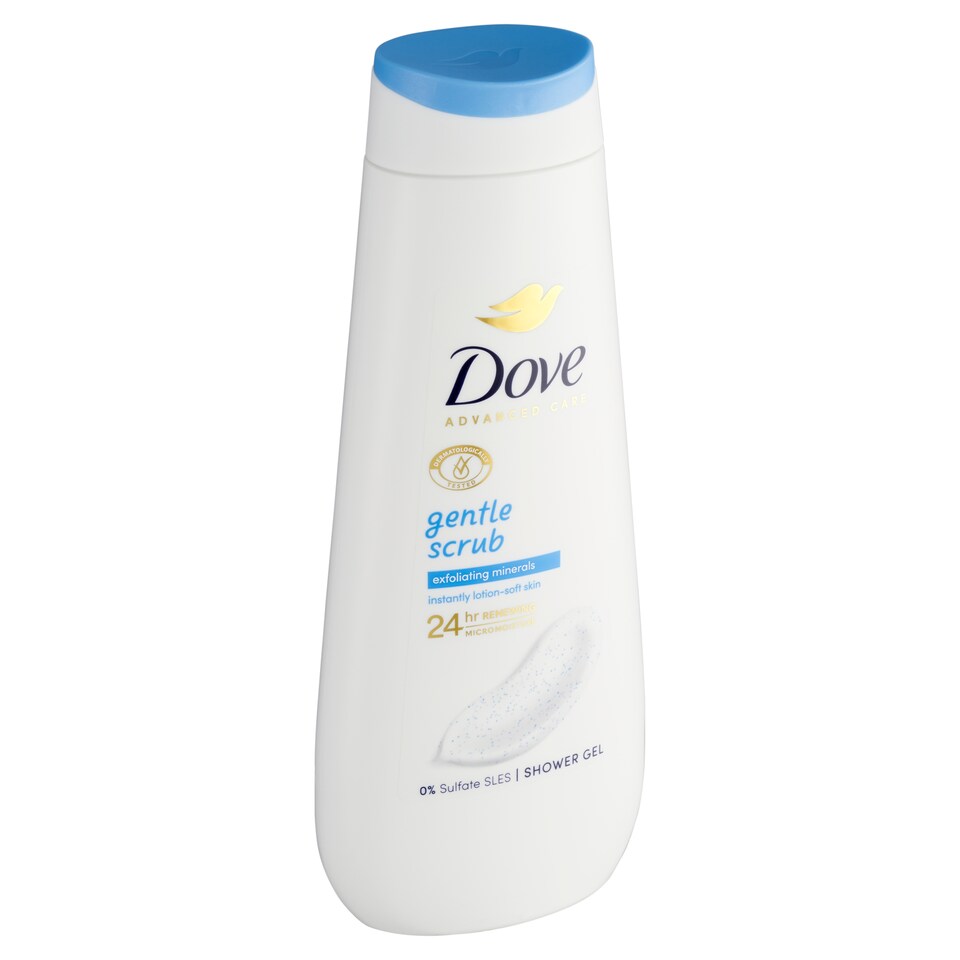 image 1 of Dove Advanced Care Gentle Scrub Shower Gel 400 ml