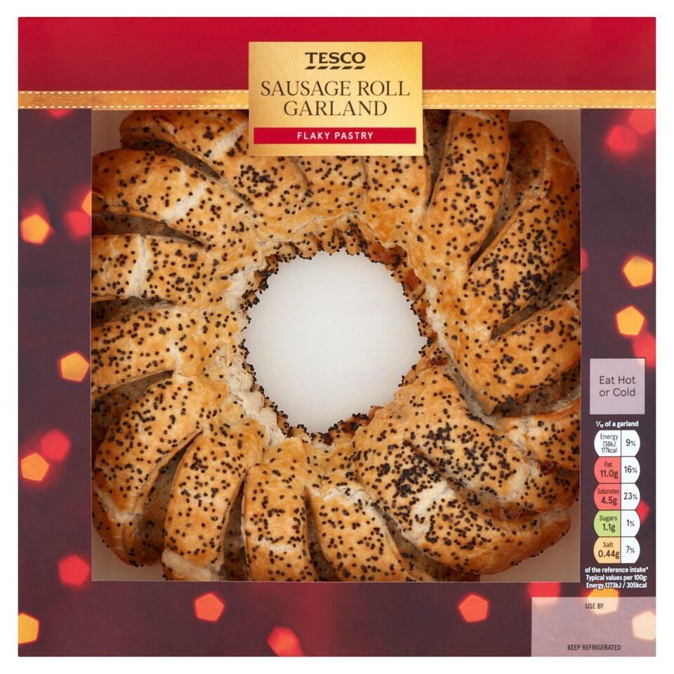 Tesco Sausage Rolls Garland 700G