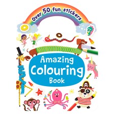 Amazing Colouring Book With Over 50 Stickers