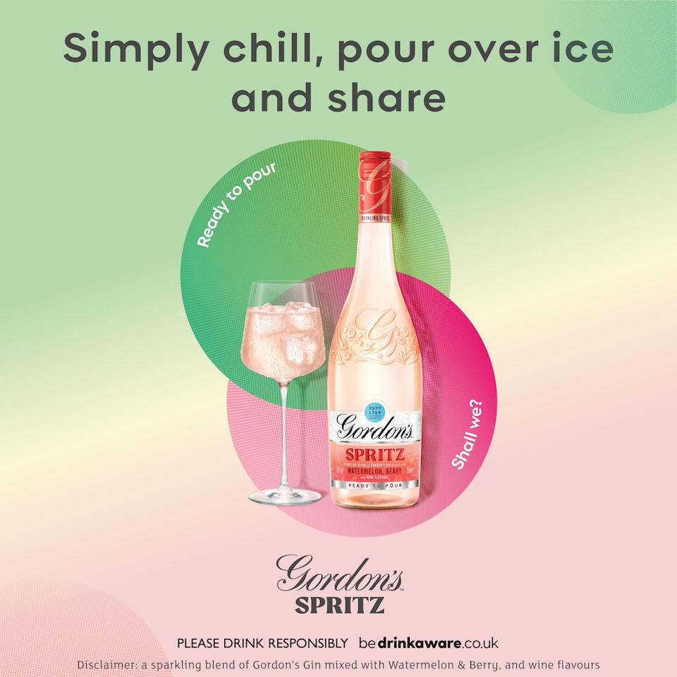 image 1 of Gordon's Spritz Watermelon and Berry 750ml