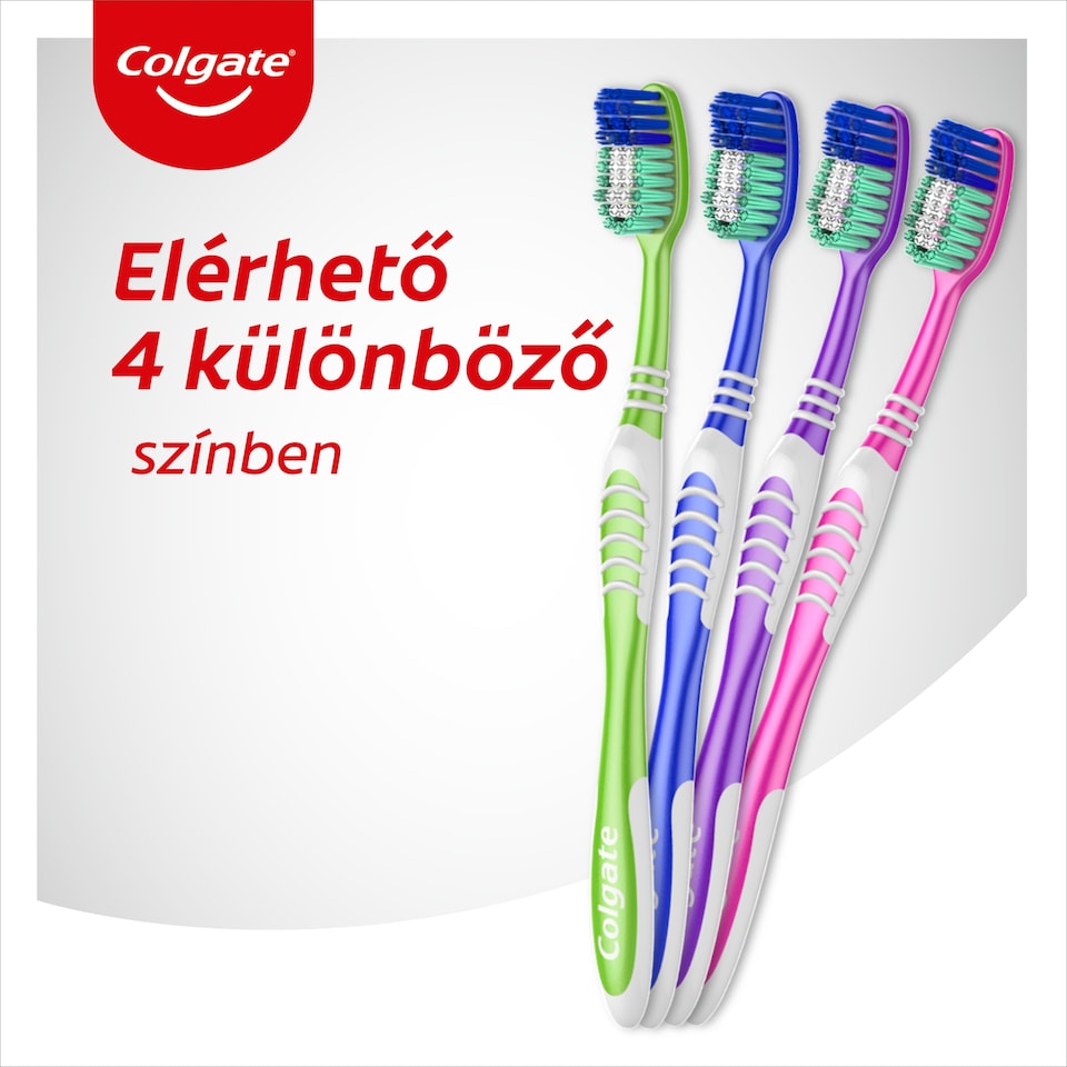 Colgate Extra Clean közepes fogkefe 3 db  1. kép