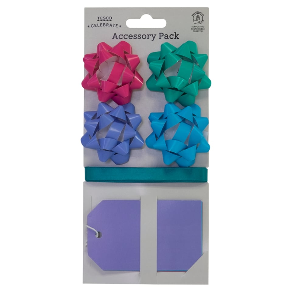 Tesco Brights Multicoloured Accessory Pack