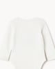 image 4 of F&F Baby Pure Cotton Pumpkin Bodysuit in White