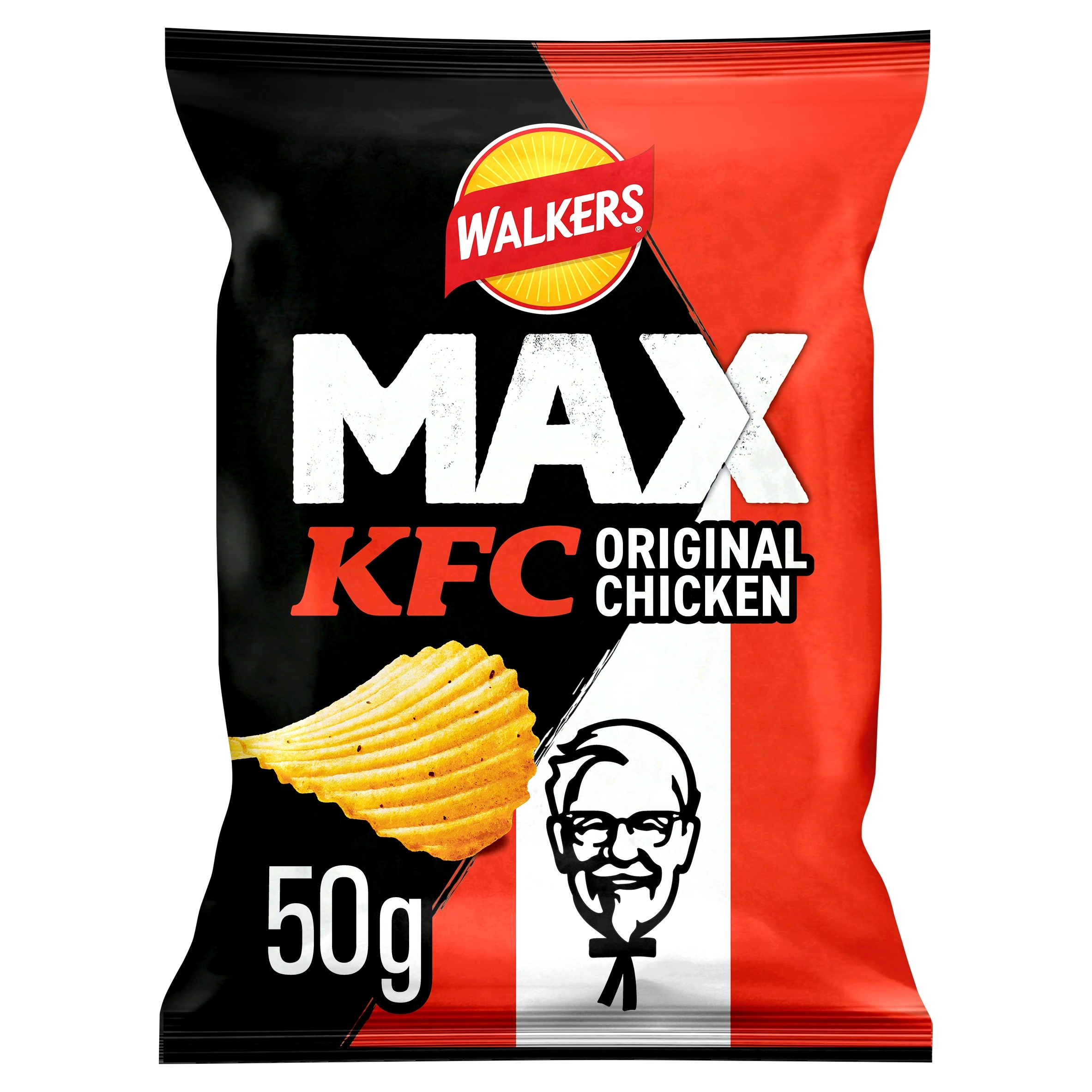 Walkers MAX Kentucky Fried Chicken Crisps 50g