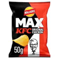 Walkers MAX Kentucky Fried Chicken Crisps 50g