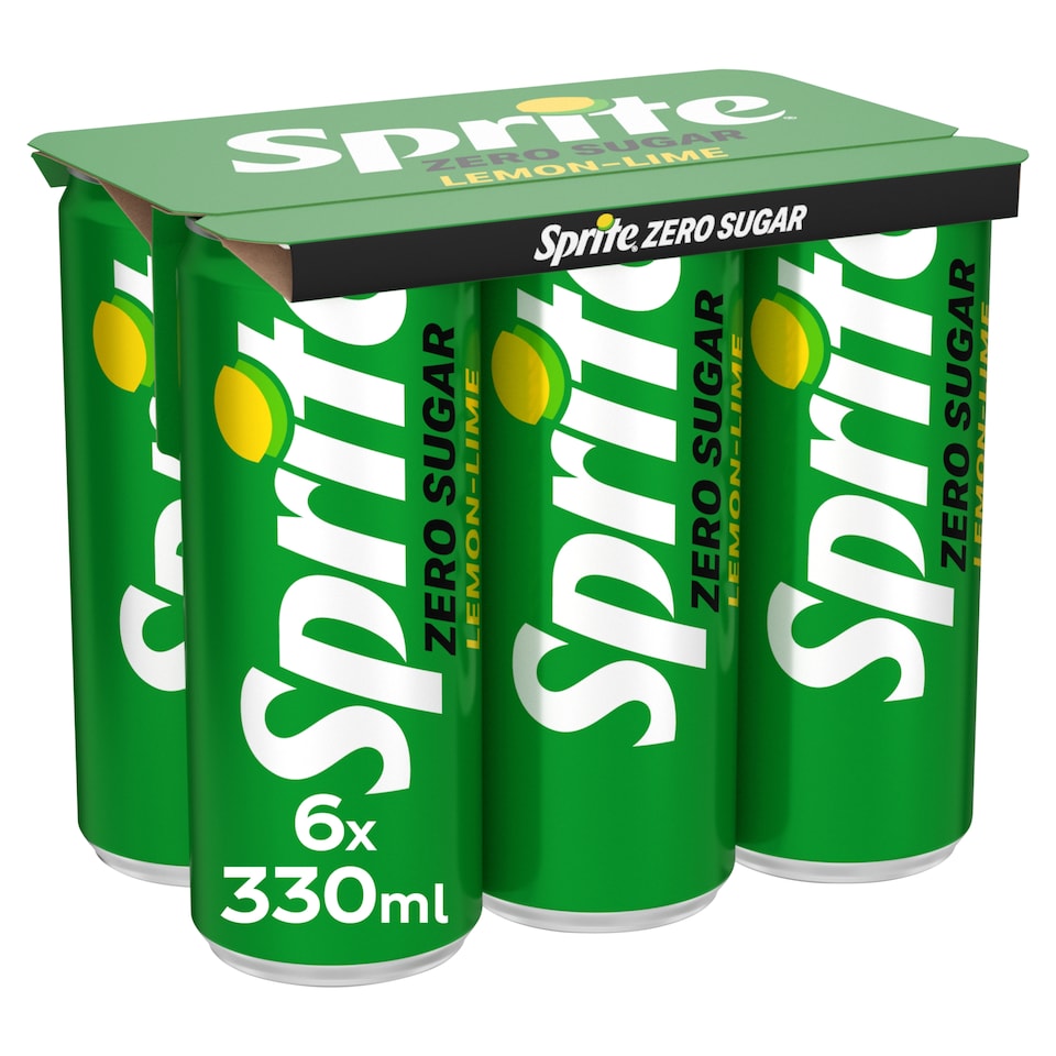 Sprite Zero Sugar lemon Lime Soft Drink 6x330ml