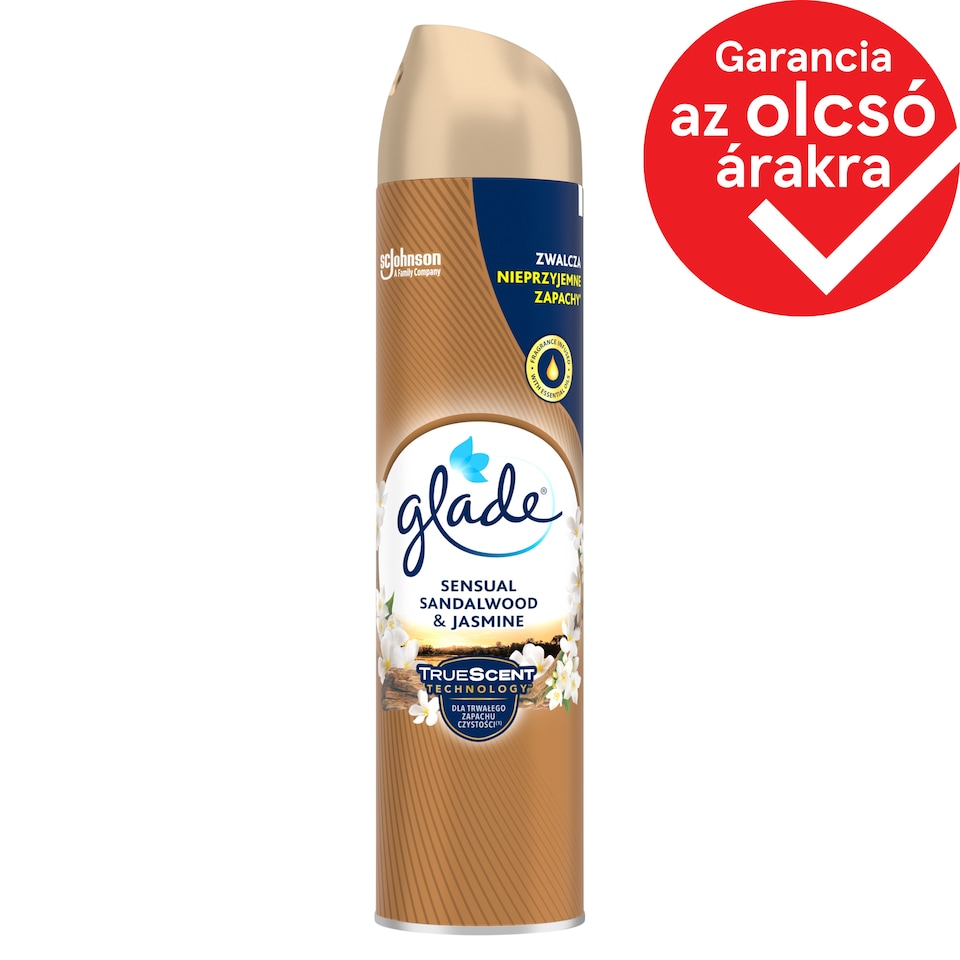 Glade Sensual Sandalwood & Jasmine légfrissítő aeroszol 300 ml