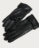 image 2 of F&F Leather Bow Detail Gloves in Black