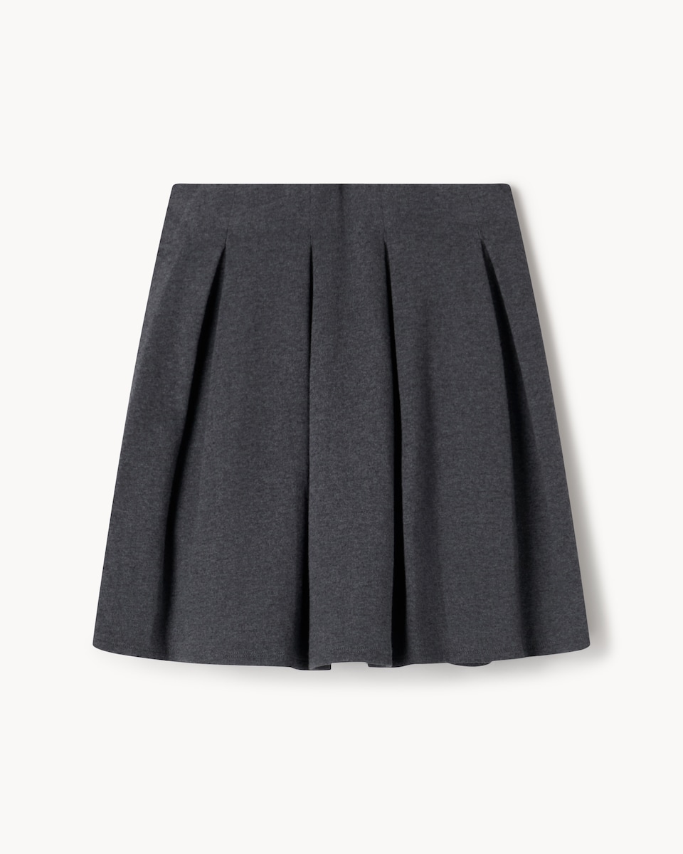 image 1 of F&F School Girls Pleated Skirt in Grey