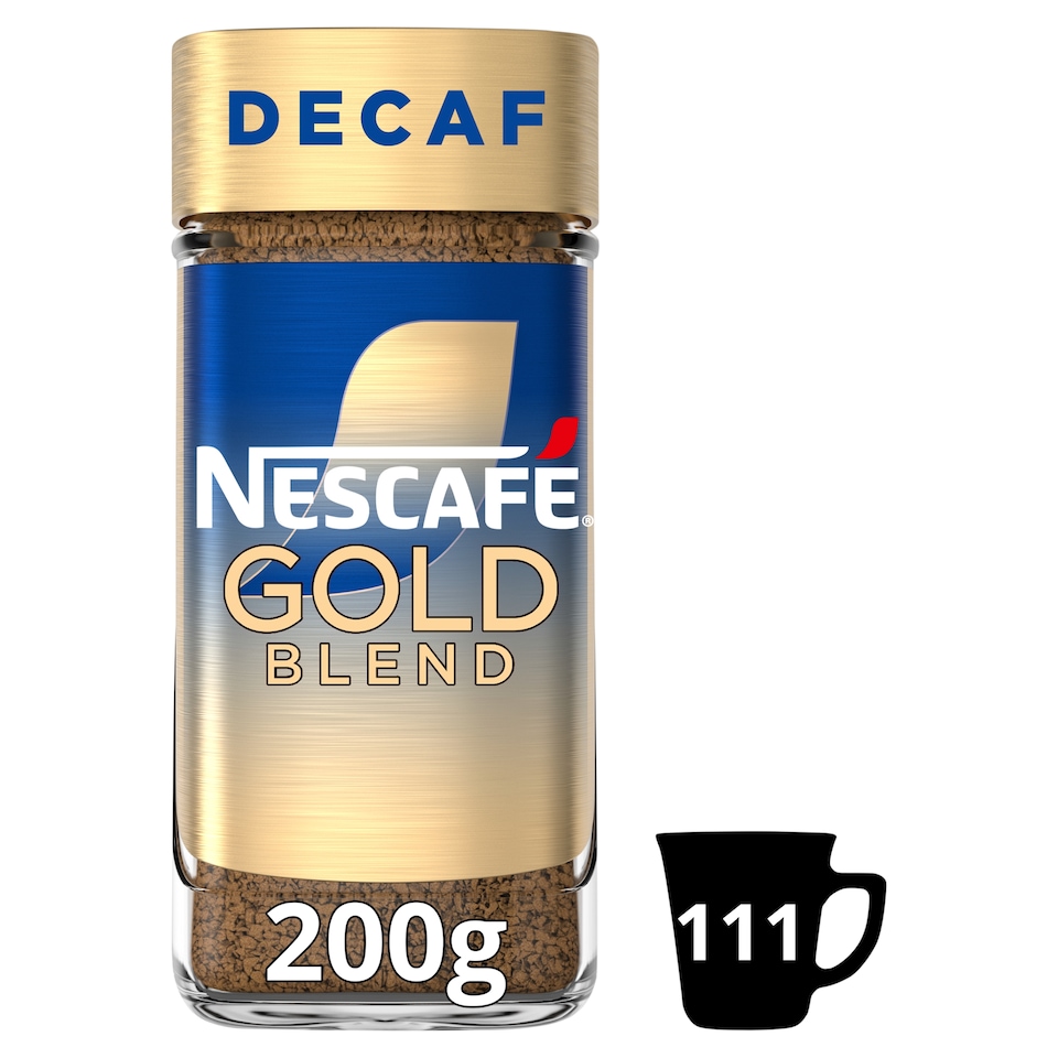 image 1 of Nescafe Gold Blend Decaf Instant Coffee 200g