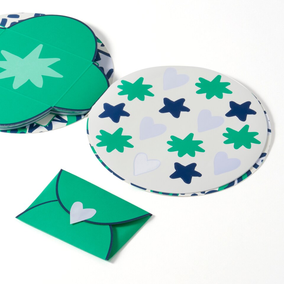 image 1 of Paperchase Artful Scribbles Fold & Send Letters