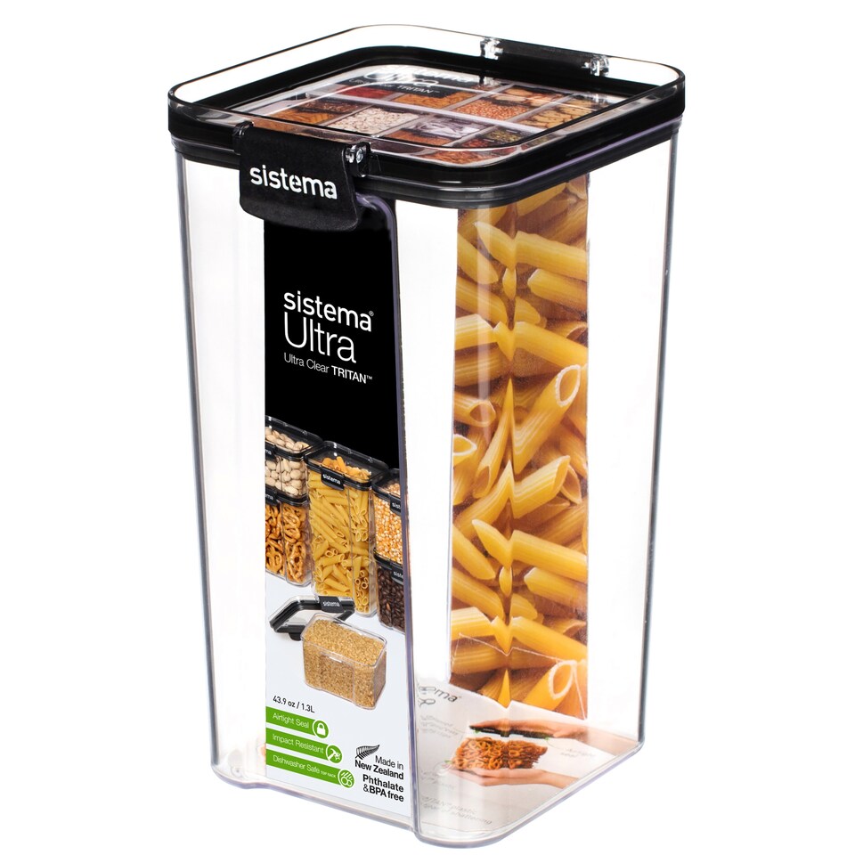 image 1 of Sistema Ultra 1.3L Square Tritan Canister