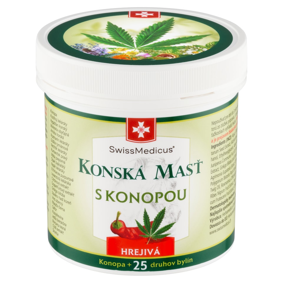image 1 of SwissMedicus Konská masť Warming Ointment with Hemp 250 ml