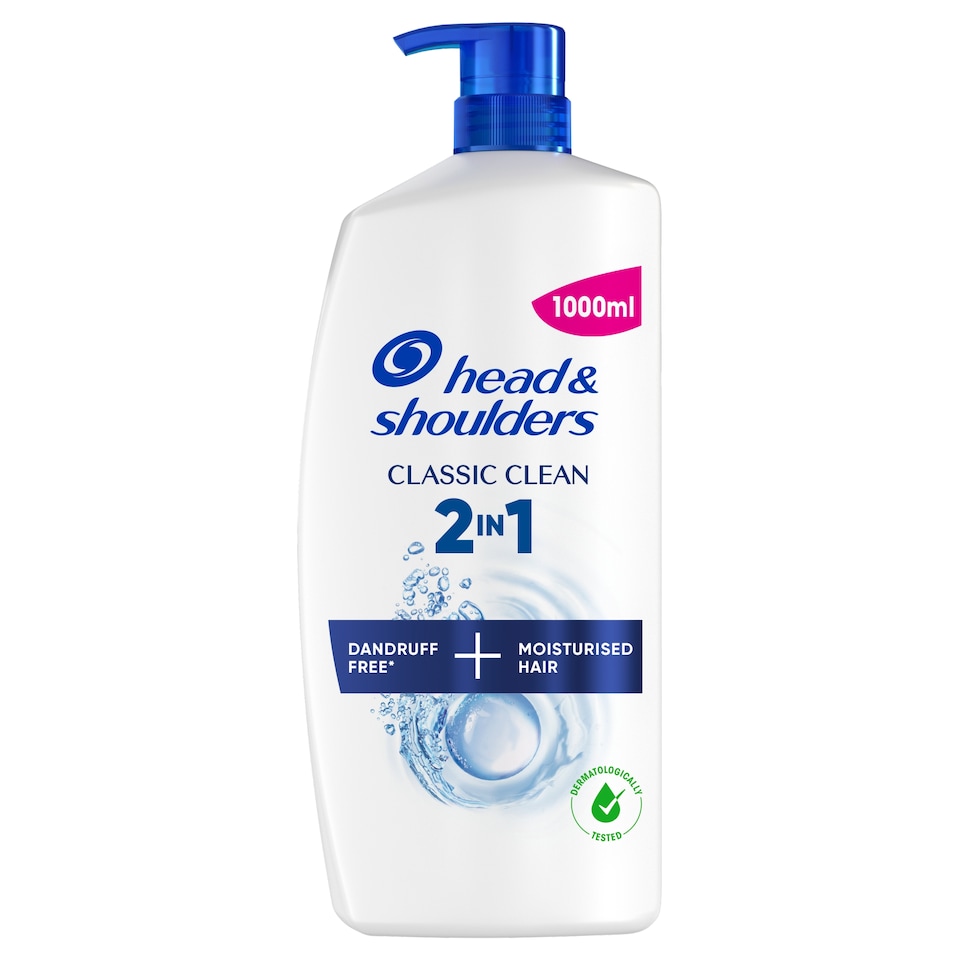 image 1 of Head & Shoulders 2 In 1 Classic Clean Shampoo 1L