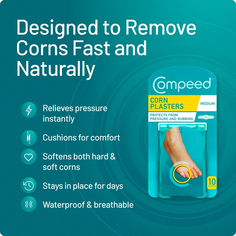 image 1 of Compeed Corn Plasters Medium 10s