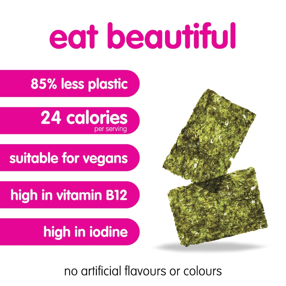 image 1 of Itsu Crispy Seaweed Thins - Sea Salt 4 x 5g