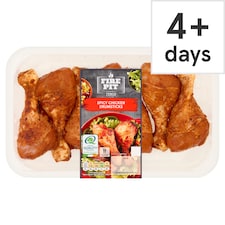 Tesco Fire Pit Spicy Chicken Drumsticks 650G