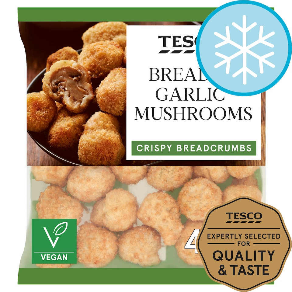 Tesco Breaded Garlic Mushrooms 400g