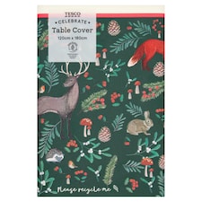 Tesco Woodland Christmas Table Cover 120x180cm