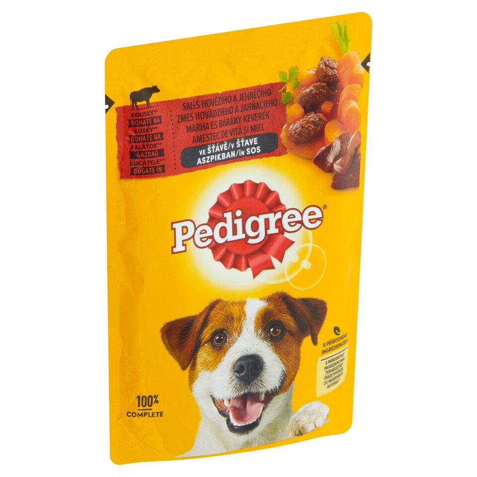 image 1 of Pedigree Zmes hovädzieho a jahňacieho v šťave 100 g