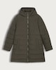 image 4 of F&F Quilted Shower Resistant Coat in Khaki
